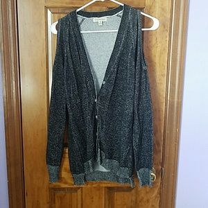 Cut Out Shoulder Cardigan